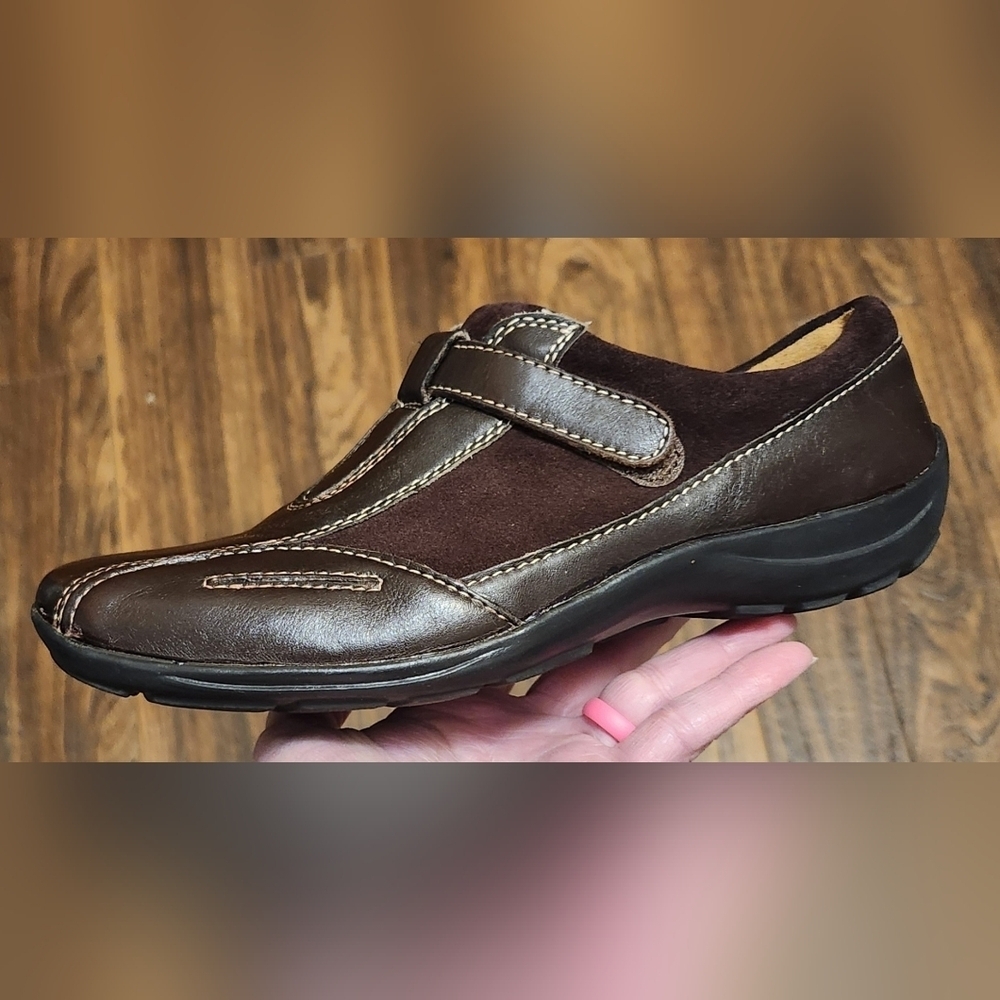 Naturalizer Dark Brown Leather Loafers Slip Ons Sz 6 1/2 - Picture 12 of 15